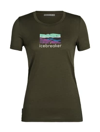 Dámske tričko Icebreaker Tech Lite II SS Tee Trailhead Loden