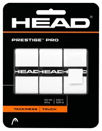 Omotávka na rakety vrchná Head Prestige Pro OverWrap White (3 ks)