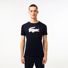 Pánske tričko Lacoste Big Logo Core Performance T-Shirt Navy Blue/White