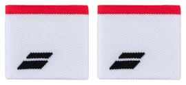 Potítka Babolat Logo Wristband White/Strike Red