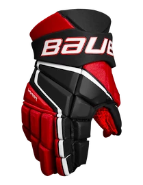 Bauer Vapor 3X black/red Hokejové rukavice, Intermediate