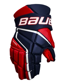 Bauer Vapor 3X navy/red/white Hokejové rukavice, Intermediate