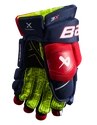 Bauer Vapor 3X navy/red/white  Hokejové rukavice, Junior