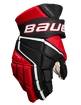 Bauer Vapor 3X PRO black/red  Hokejové rukavice, Intermediate