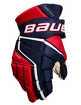 Bauer Vapor 3X PRO navy/red/white  Hokejové rukavice, Intermediate
