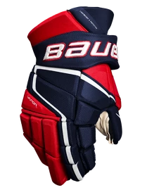 Bauer Vapor 3X PRO navy/red/white Hokejové rukavice, Senior