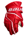 Bauer Vapor 3X PRO red  Hokejové rukavice, Senior