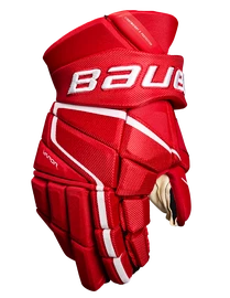 Bauer Vapor 3X PRO red Hokejové rukavice, Senior