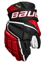 Bauer Vapor Hyperlite black/red  Hokejové rukavice, Junior