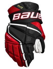 Bauer Vapor Hyperlite black/red Hokejové rukavice, Junior