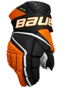 Bauer Vapor Hyperlite - MTO black/orange  Hokejové rukavice, Intermediate