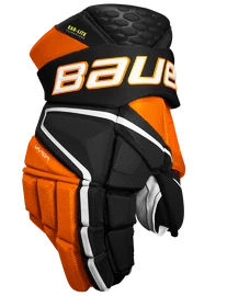 Bauer Vapor Hyperlite - MTO black/orange Hokejové rukavice, Intermediate