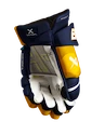 Bauer Vapor Hyperlite - MTO navy/gold  Hokejové rukavice, Intermediate