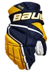 Bauer Vapor Hyperlite - MTO navy/gold  Hokejové rukavice, Junior