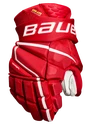 Bauer Vapor Hyperlite red  Hokejové rukavice, Junior