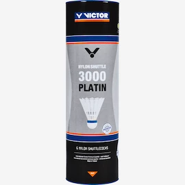 Bedmintonové košíky Victor Nylon Shuttle 3000 Platin - Yellow (6 Pack)