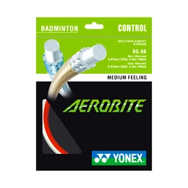 Bedmintonový výplet Yonex Aerobite White/Red