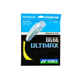 Bedmintonový výplet Yonex BG 66 Ultimax Yellow (0.65 mm)