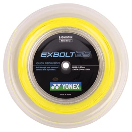 Bedmintonový výplet Yonex Exbolt 65 Yellow (200 m)