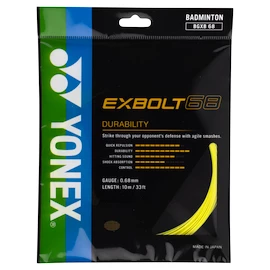 Bedmintonový výplet Yonex Exbolt 68 Yellow (10 m)