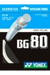 Bedmintonový výplet Yonex Micron BG80 White (0.68 mm)