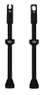Bezdušový ventilek PEATY'S  X chris king (mk2) black tubeless valves - 80mm (ptv2-80-blk-12)