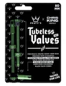 Bezdušový ventilek PEATY'S  X chris king (mk2) emerald tubeless valves - 80mm (ptv2-80-emr-12)