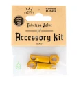 Bezdušový ventilek PEATY'S  X chris king (mk2) gold tubeless valves accessory kit (ptv2-accs-gld-12)