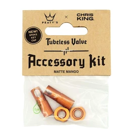 Bezdušový ventilek PEATY'S X chris king (mk2) mango tubeless valves accessory kit (ptv2-accs-mng-12)