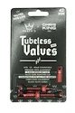 Bezdušový ventilek PEATY'S  X chris king (mk2) red tubeless valves 42mm (ptv2-42-red-12)