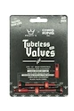 Bezdušový ventilek PEATY'S  X chris king (mk2) red tubeless valves 60mm (ptv2-60-red-12)
