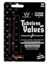 Bezdušový ventilek PEATY'S  X chris king (mk2) red tubeless valves - 80mm (ptv2-80-red-12)