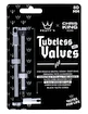 Bezdušový ventilek PEATY'S  X chris king (mk2) silver tubeless valves - 80mm (ptv2-80-sil-12)