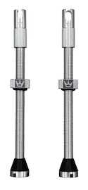 Bezdušový ventilek PEATY'S X chris king (mk2) silver tubeless valves - 80mm (ptv2-80-sil-12)