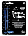 Bezdušový ventilek PEATY'S  X chris king (mk2) turquoise tubeless valves - 80mm (ptv2-80-trq-12)