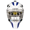 Brankárska hokejová maska CCM Axis F5 CCE White/Royal Junior