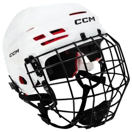 CCM Tacks 70 white Hokejová prilba Combo