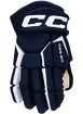 CCM Tacks AS 550 navy/white  Hokejové rukavice, Junior
