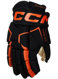 CCM Tacks AS 580 black/orange Hokejové rukavice, Junior