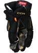 CCM Tacks AS-V black/gold  Hokejové rukavice, Senior