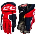 CCM Tacks AS-V navy/red/white  Hokejové rukavice, Senior
