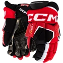 CCM Tacks AS-V PRO black/red/white  Hokejové rukavice, Senior