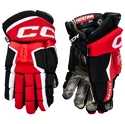 CCM Tacks AS-V PRO black/red/white  Hokejové rukavice, Senior