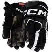 CCM Tacks AS-V PRO black/white  Hokejové rukavice, Junior