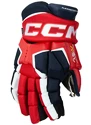 CCM Tacks AS-V PRO navy/red/white  Hokejové rukavice, Junior
