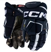 CCM Tacks AS-V PRO navy/white  Hokejové rukavice, Junior