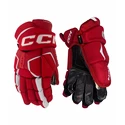 CCM Tacks AS-V PRO red/white  Hokejové rukavice, Senior
