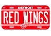 Ceduľa NHL Detroit Red Wings