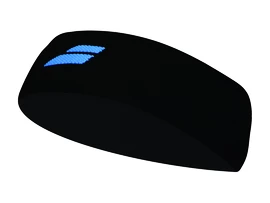 Čelenka Babolat Logo Headband Black/Diva Blue