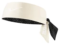 Čelenka Nike  M Dri-Fit Head Tie Reversible Black/Light Bone/White